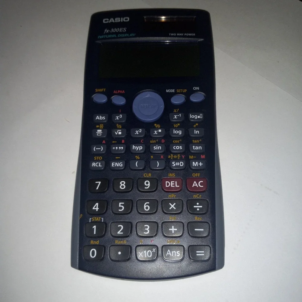 Casio FX-300ES Scientific Calculator - Works Great Solar and Battery